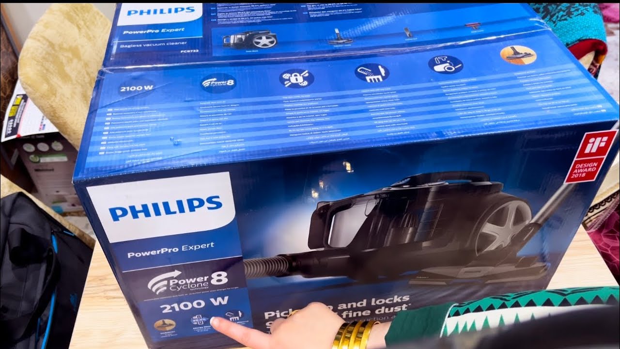 ريفيو المكنسة الجديدة #philips 😍 وأخيرا جبتها 🫢 لازم كل عروسه بتجهز تشوفها 😊