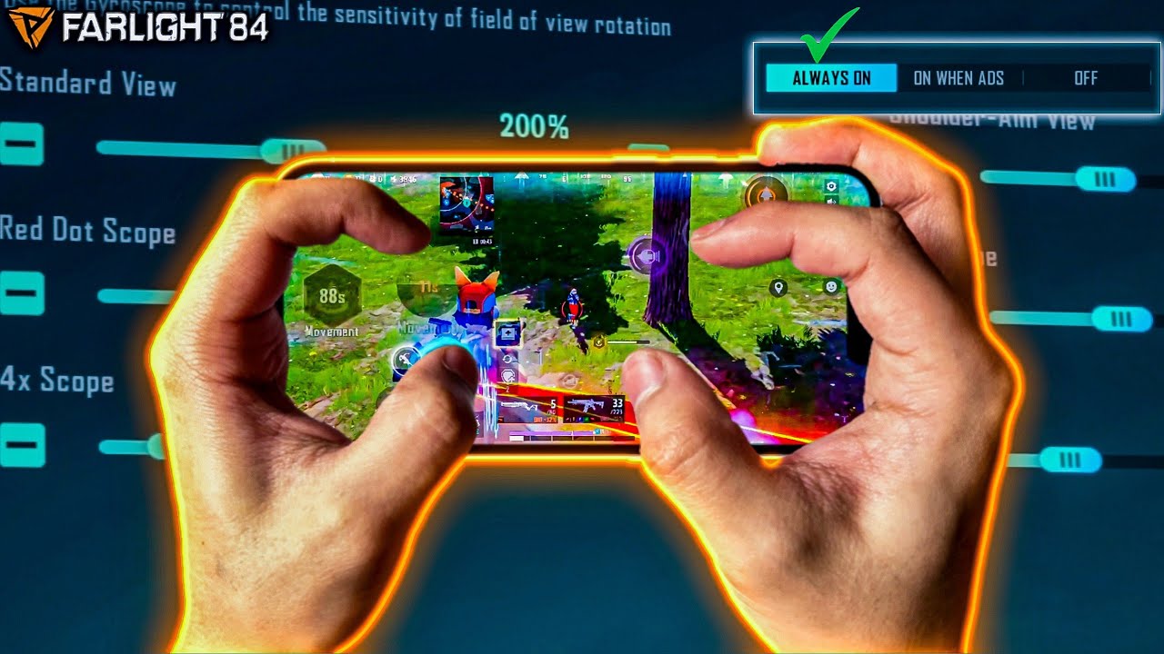 THIS IS WHY GYROSCOPE IS THE BEST | Farlight 84 Gameplay Mobile