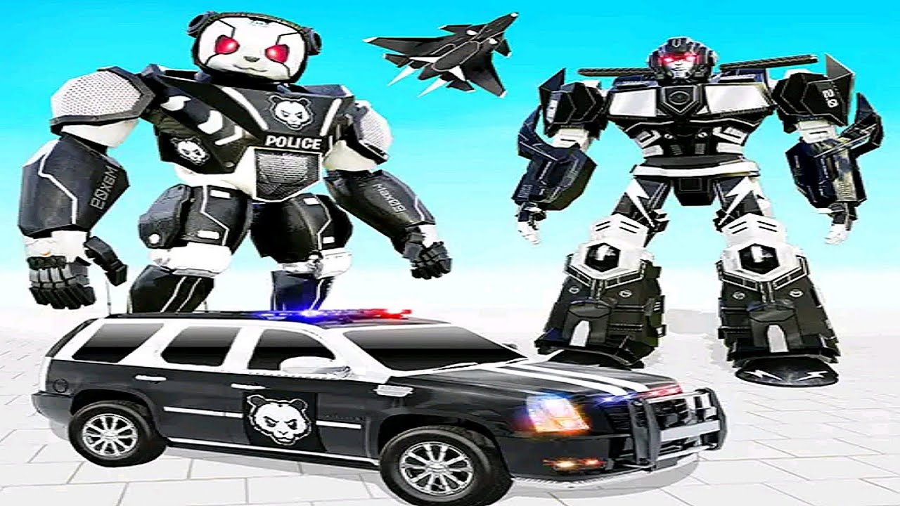 Panda Robot SUV Car Game: Fight Aliens Force | Android iOS Gameplay
