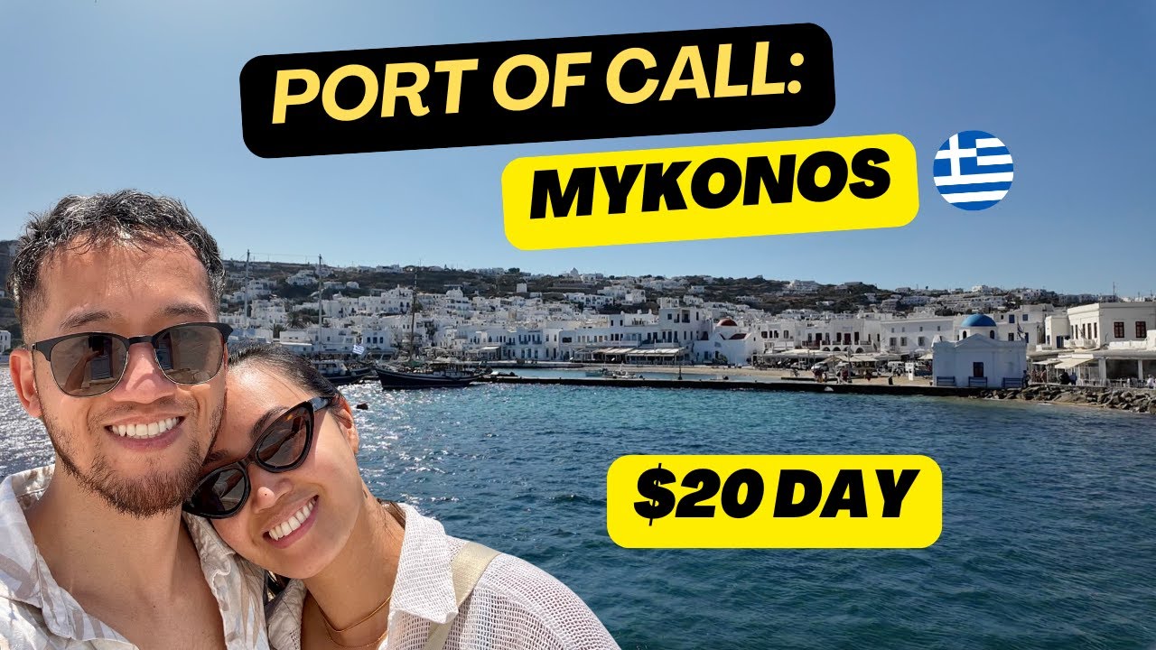 6 HOURS: Beach + Mykonos Town | Part 1: Greek + Adriatic Cruise vlog