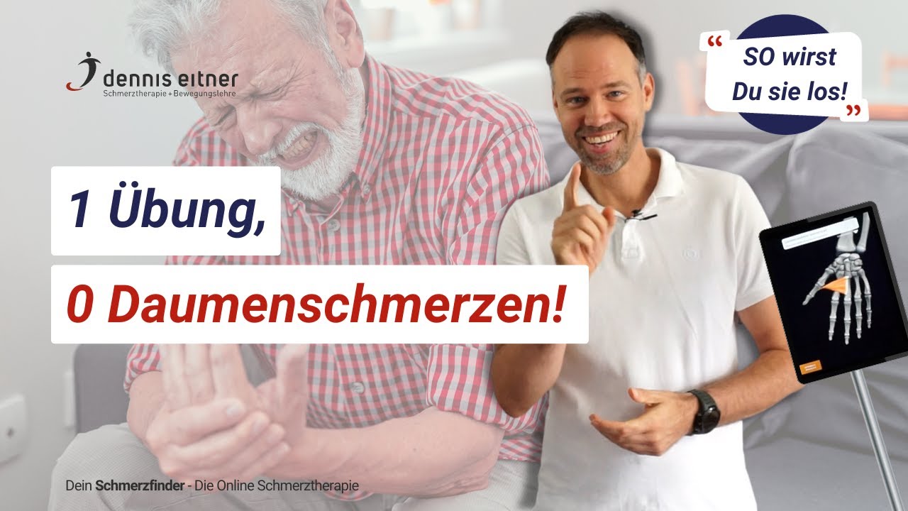 Effektive Übung gegen Daumenschmerzen: Sofortige Linderung und Langzeit-Besserung!