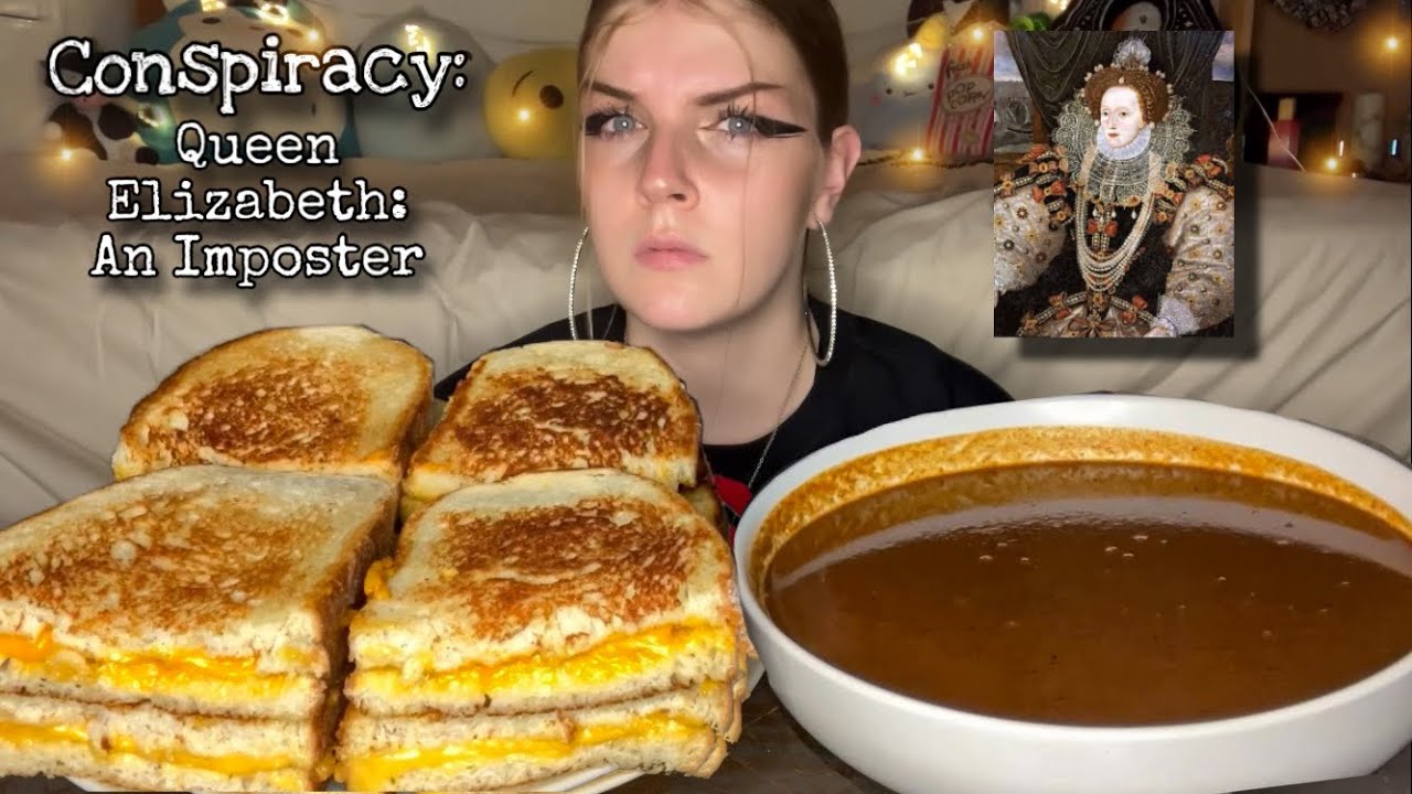 GRILLED CHEESE AND BUTTER CHICKEN SOUP MUKBANG! (Vegan)