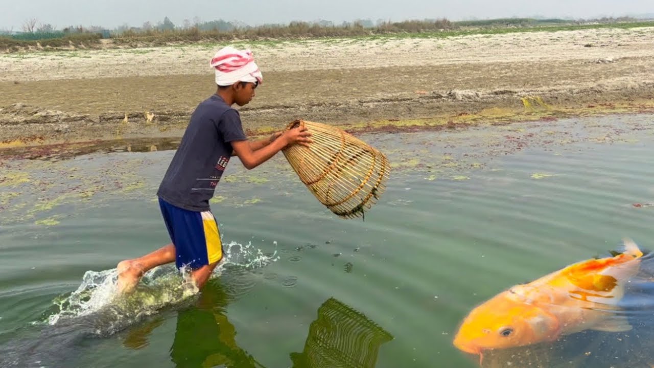 Crazy Village Boy polo Fishing Video 117 | Polo Fishing Video in River | Polo Fishing Video #fishing