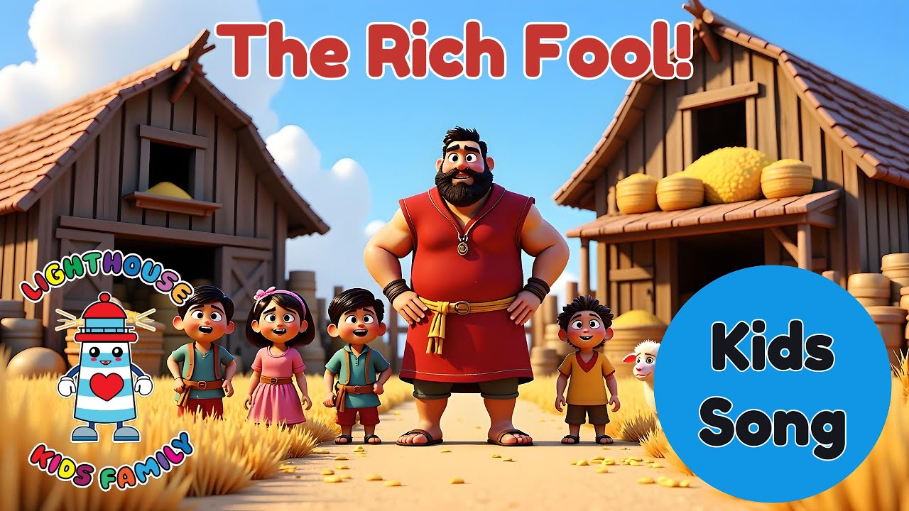 The Rich Fool (Luke 12:13&ndash;21) | Kids Christian Song | Lighthouse Kids Family
