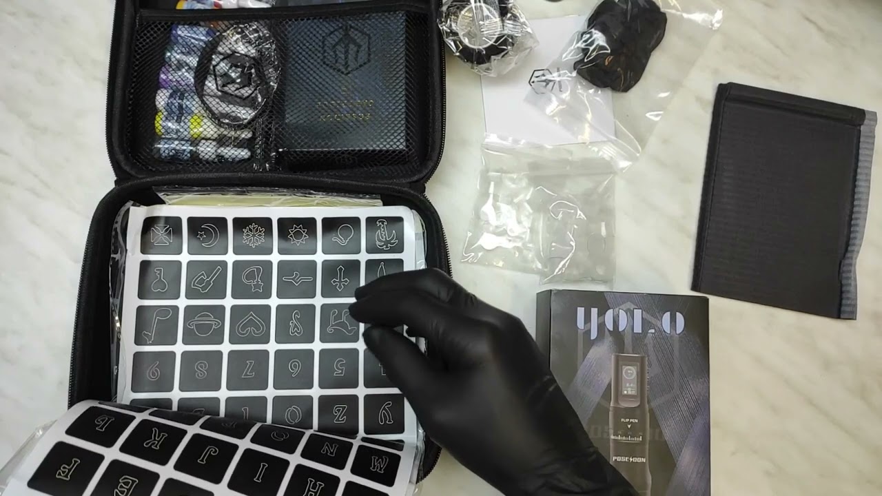 POSEIDON tattoo kit unboxing