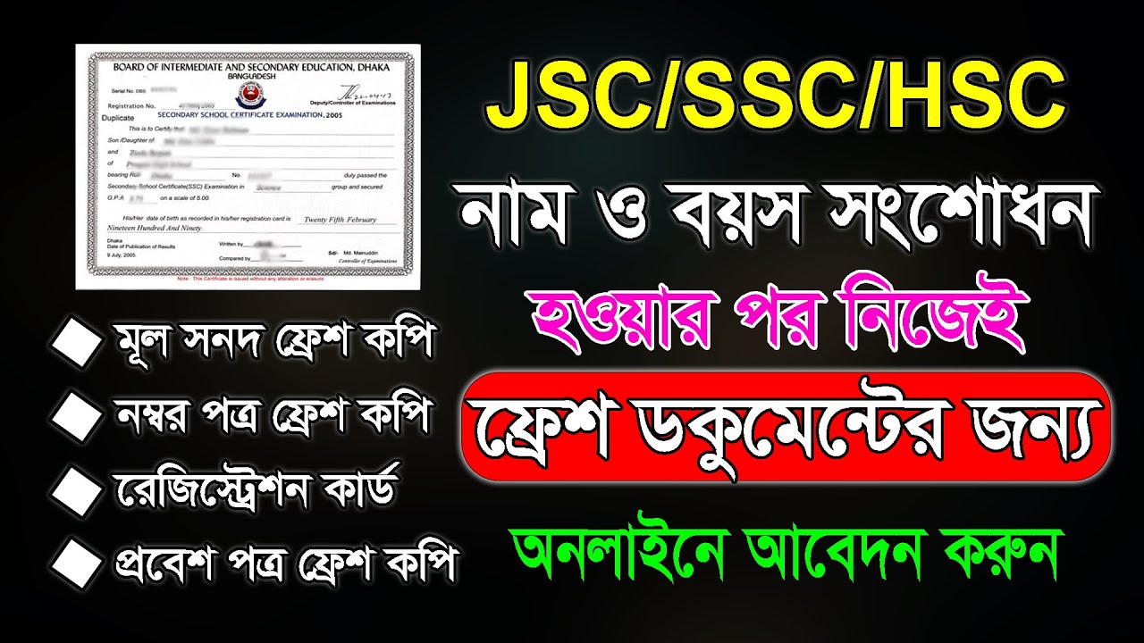 Application for withdrawal of original certificate fresh copy. Rules for withdrawal of certificat...