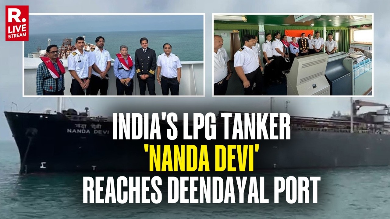 BREAKING LIVE: After Shivalik, Second LPG Carrier Nanda Devi Docked At Kandla Port, Gujarat