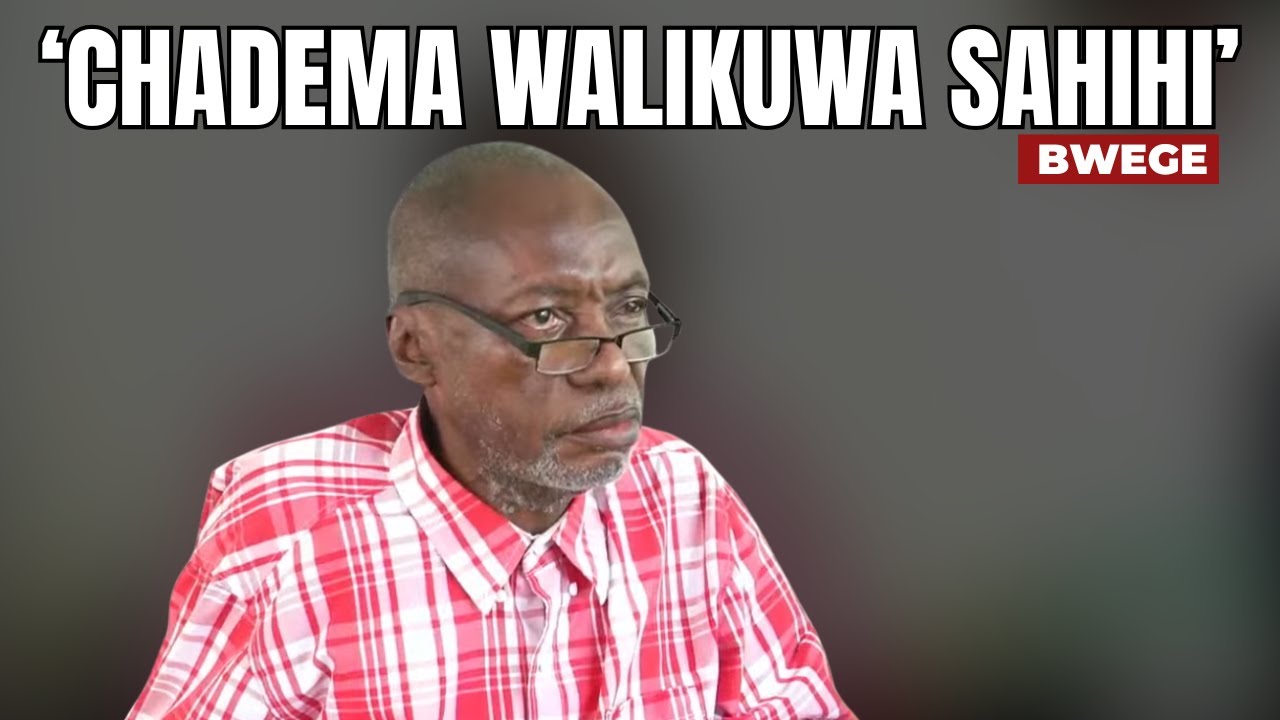 Selemani Bungara 'Bwege' Afunguka, 'CHADEMA Walikuwa Sahihi Kuhusu Uchaguzi' | Apinga Maandamano