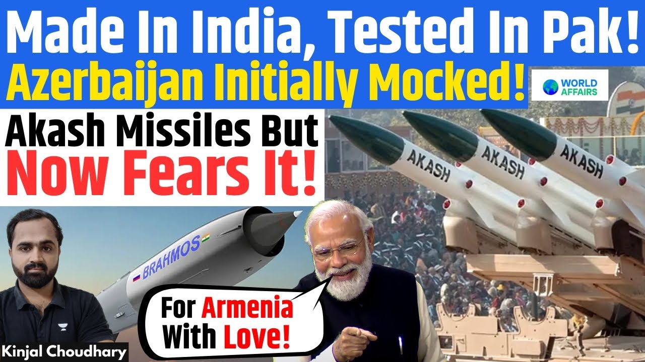 Why Op Sindoor Made Azerbaijan Media Cry? Armenia's Akash Air Defense Systems! Brahmos Next? Kinjal