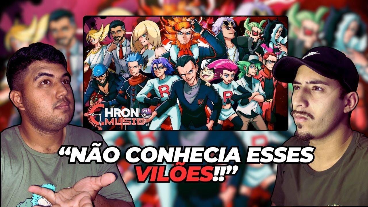 PRIMEIRO REACT DE POKEMON! | Vilões (Pokémon) - CAMINHO DO PODER | Chrono