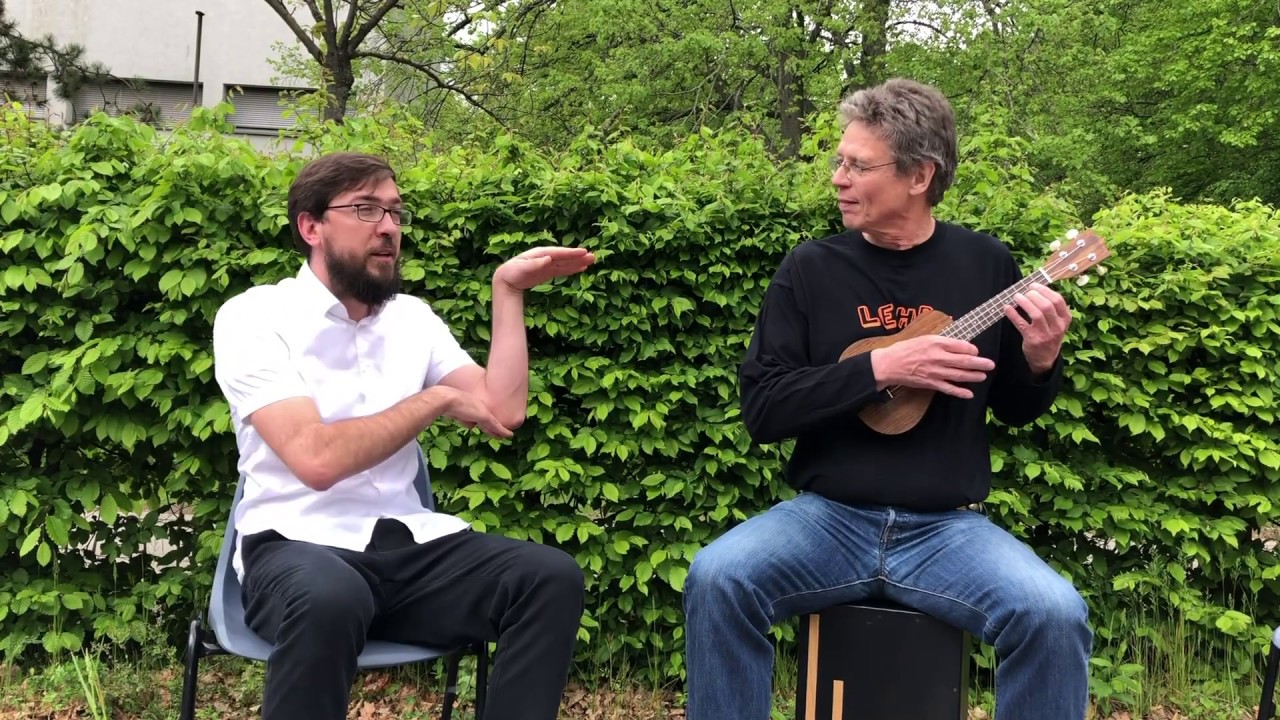 Erfrischt beim Sitztanz