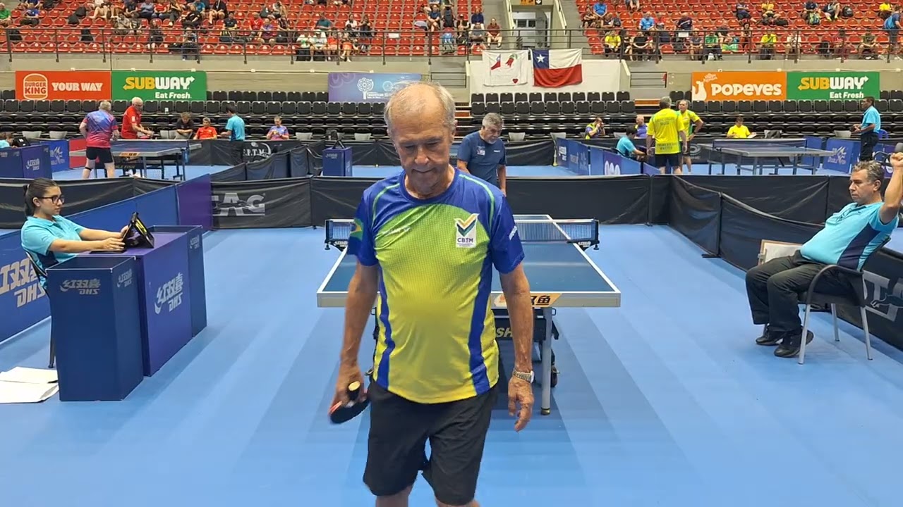 Final V70 Equipes Pan-americano Paraguai - Xinbica (Brasil) x Becerra (Chile) Jogo 2