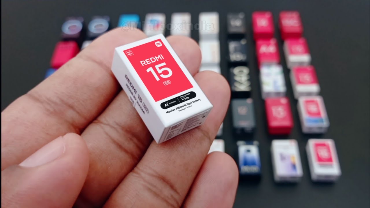 Redmi by xiaomi 15 miniphone unboxing | minibox | Ep - 34