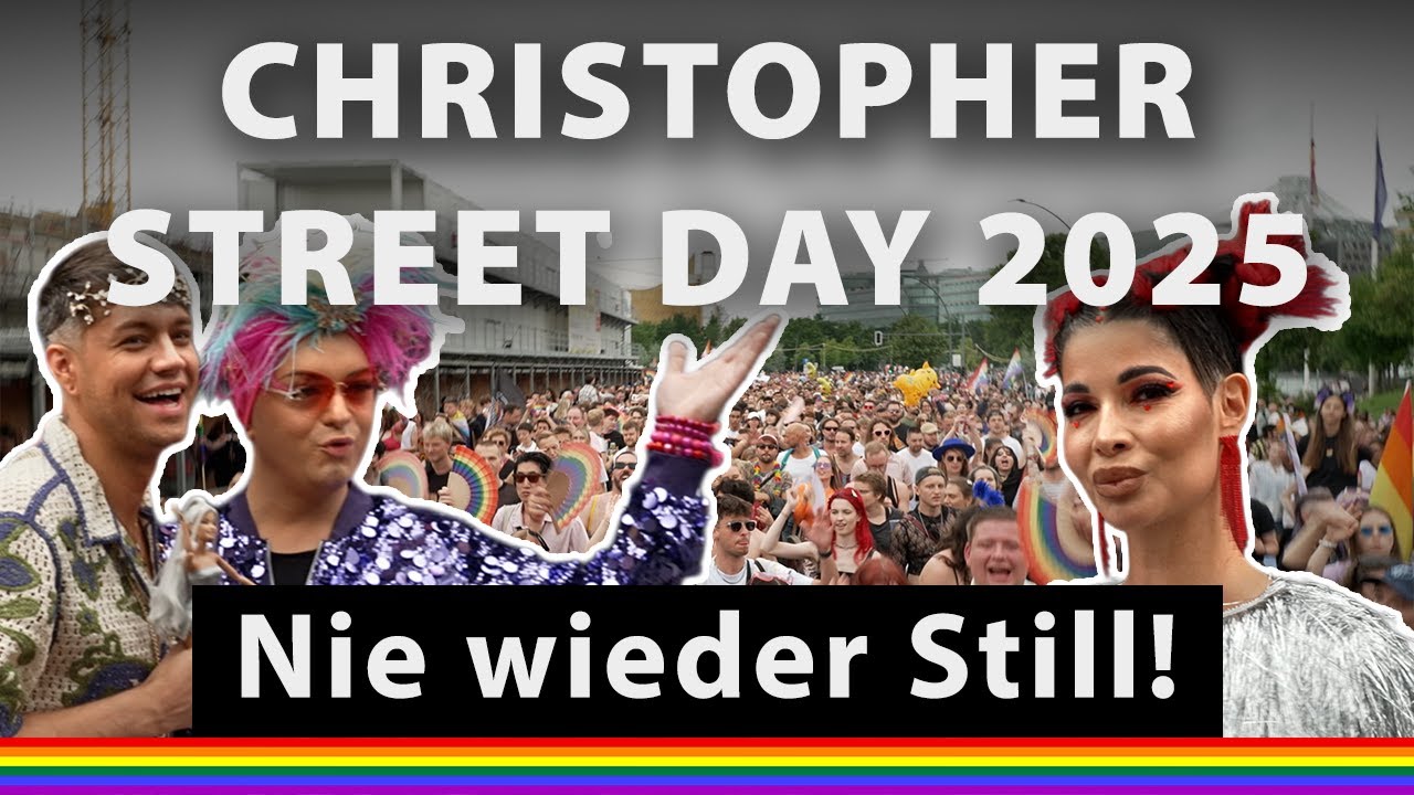 Mit Julian FM Stöckel und Micaela Schäfer beim CSD 2025 - bunt, laut und frei!