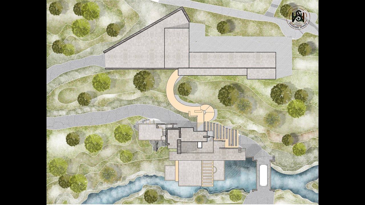 How to render architectural site plan / master plan in Photoshop.