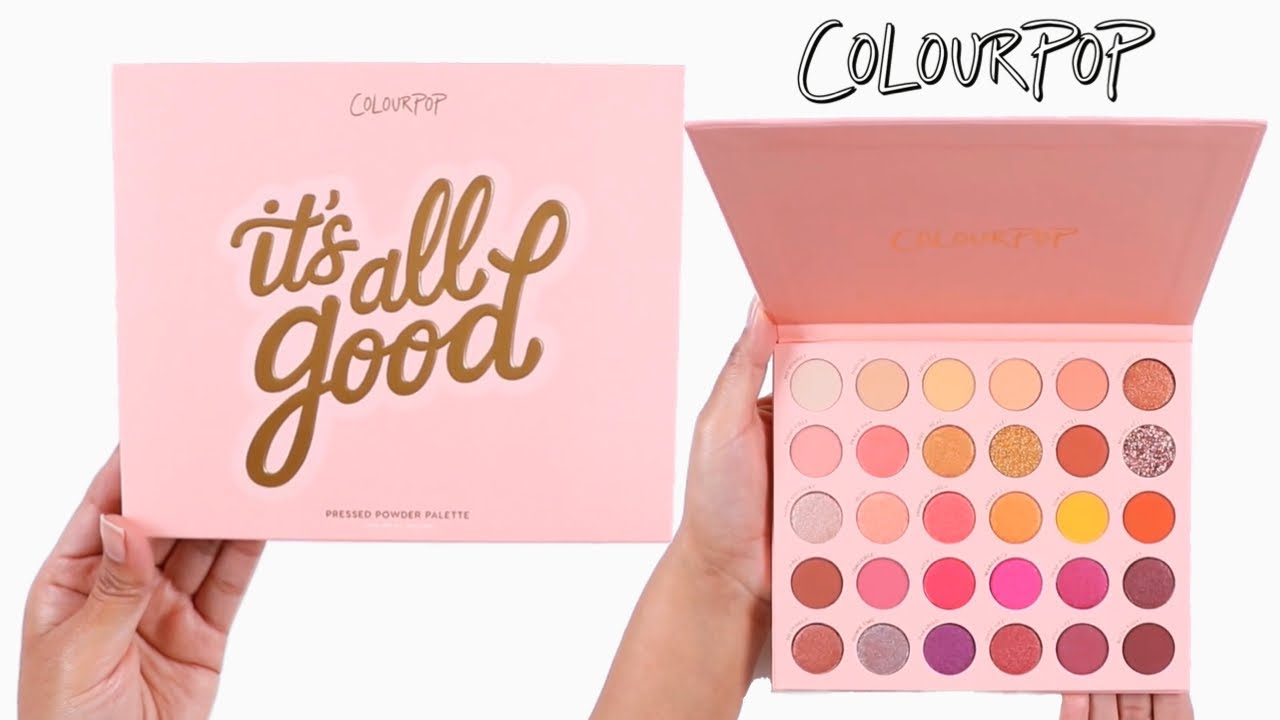 Colourpop It's All Good Eyeshadow Palette Review + Swatches
