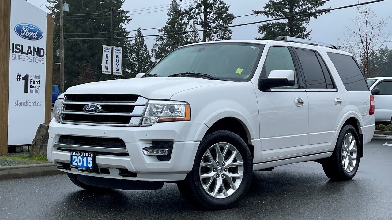 2015 Ford Expedition Limited + Moonroof, Trailer Tow Package, 4X4 Review | Island Ford