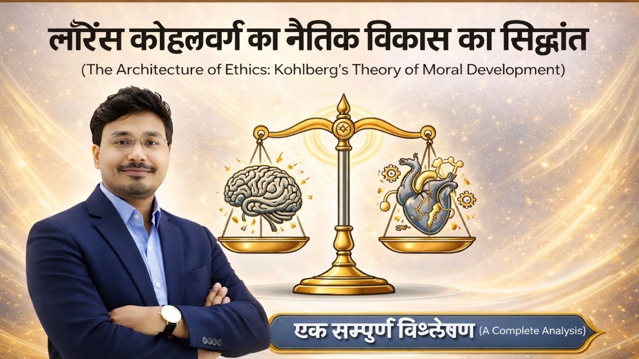 लॉरेंस कोहलबर्ग का नैतिक विकास का सिद्धांत | Kohlberg Moral Development Theory | CTET CDP