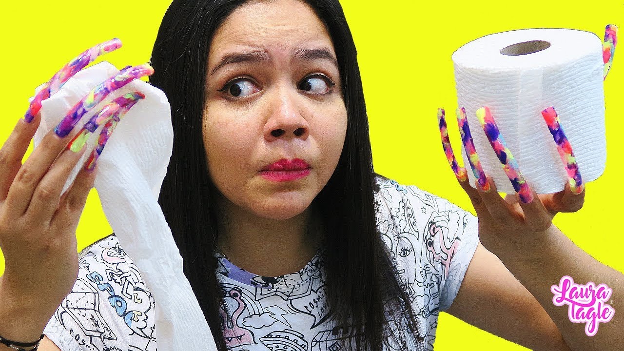 24 HORAS CHALLENGE / CON U&Ntilde;AS EXTREMADAMENTE LARGAS Laura Tagle ft Deko U&ntilde;as