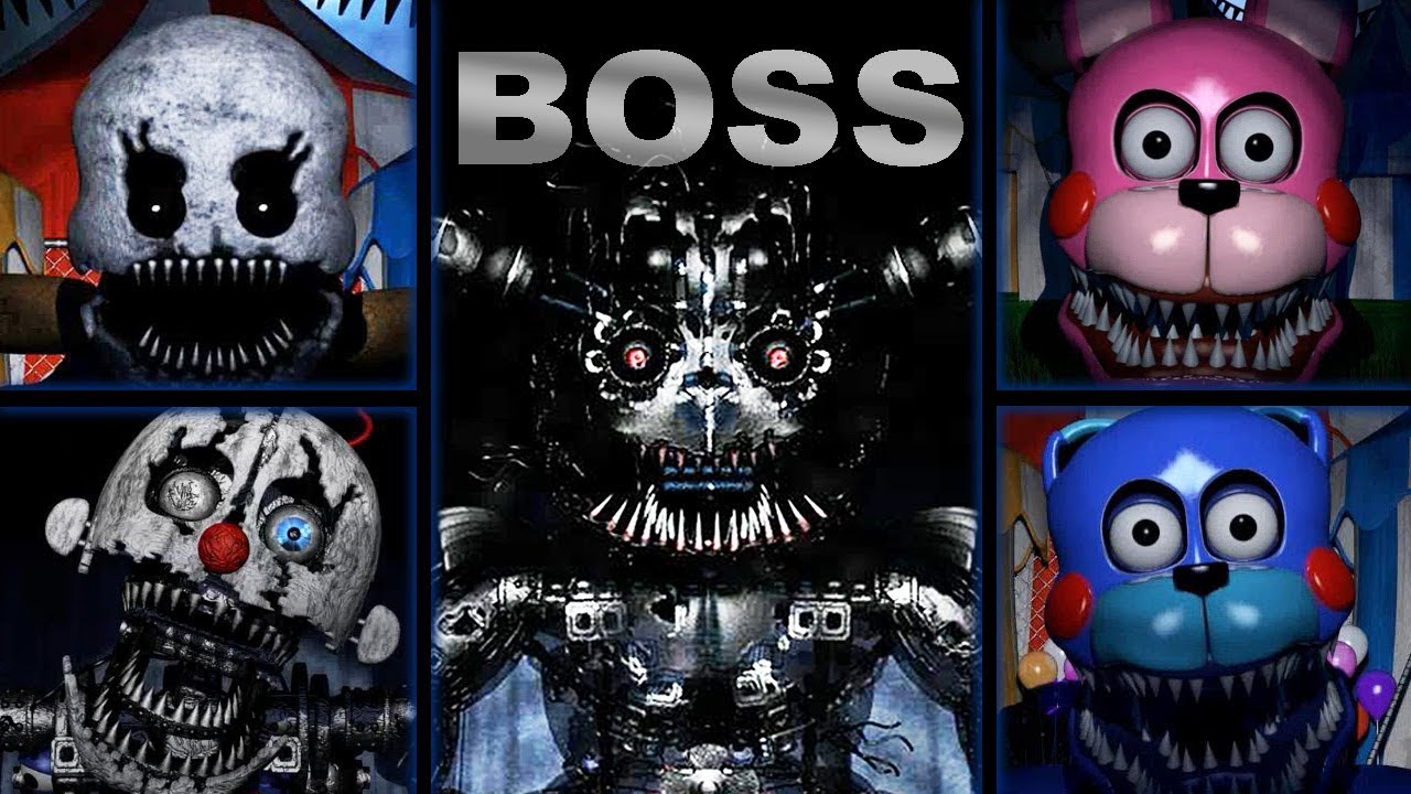 Baby's Nightmare Circus - All Bosses & Mini Games