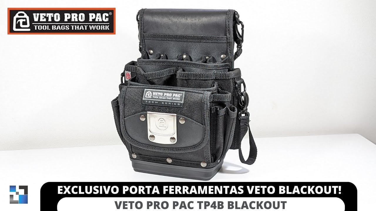 EXCLUSIVO VETO PRO PAC TP4B BLACKOUT! O MELHOR PORTA FERRAMENTAS DO MUNDO!?