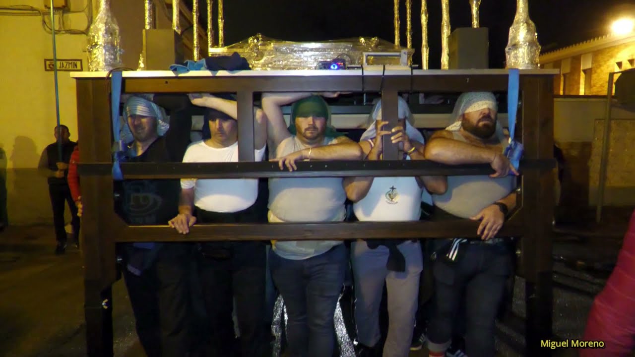 Ensayo de Costaleros Ntra. Sra. de Los Angeles. Morón 2022