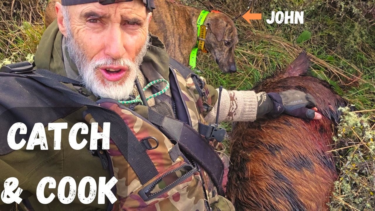 Meat Hunting with Sharp Knives & Good Dogs in New Zealand. South Island