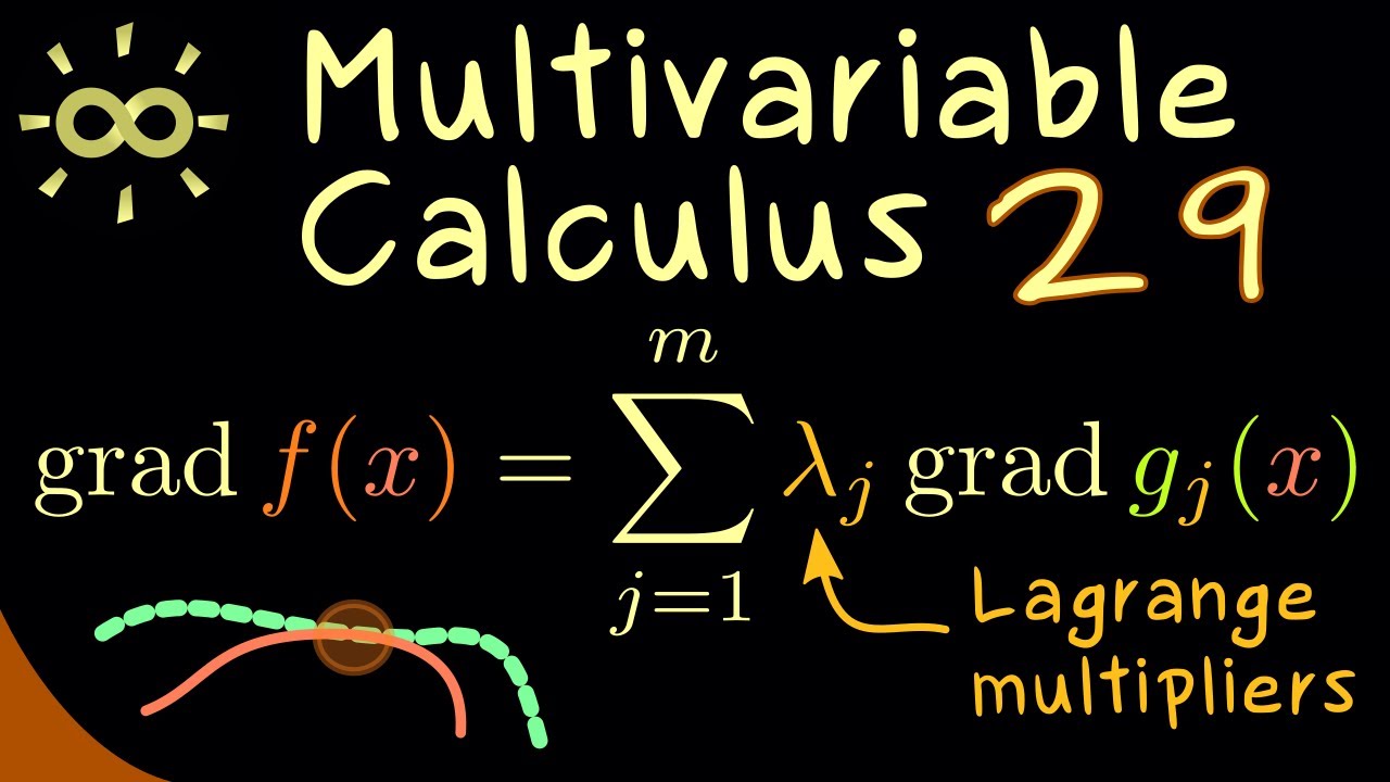 Multivariable Calculus 29 | Method of Lagrange Multipliers [dark version]
