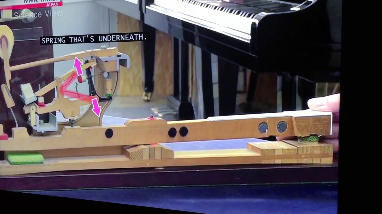 Upright Piano Key Sounds Like Grand Piano