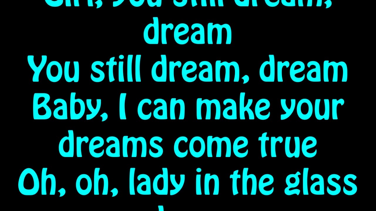 Chris Brown - Lady In A Glass Dress (Lyrics On Screen)