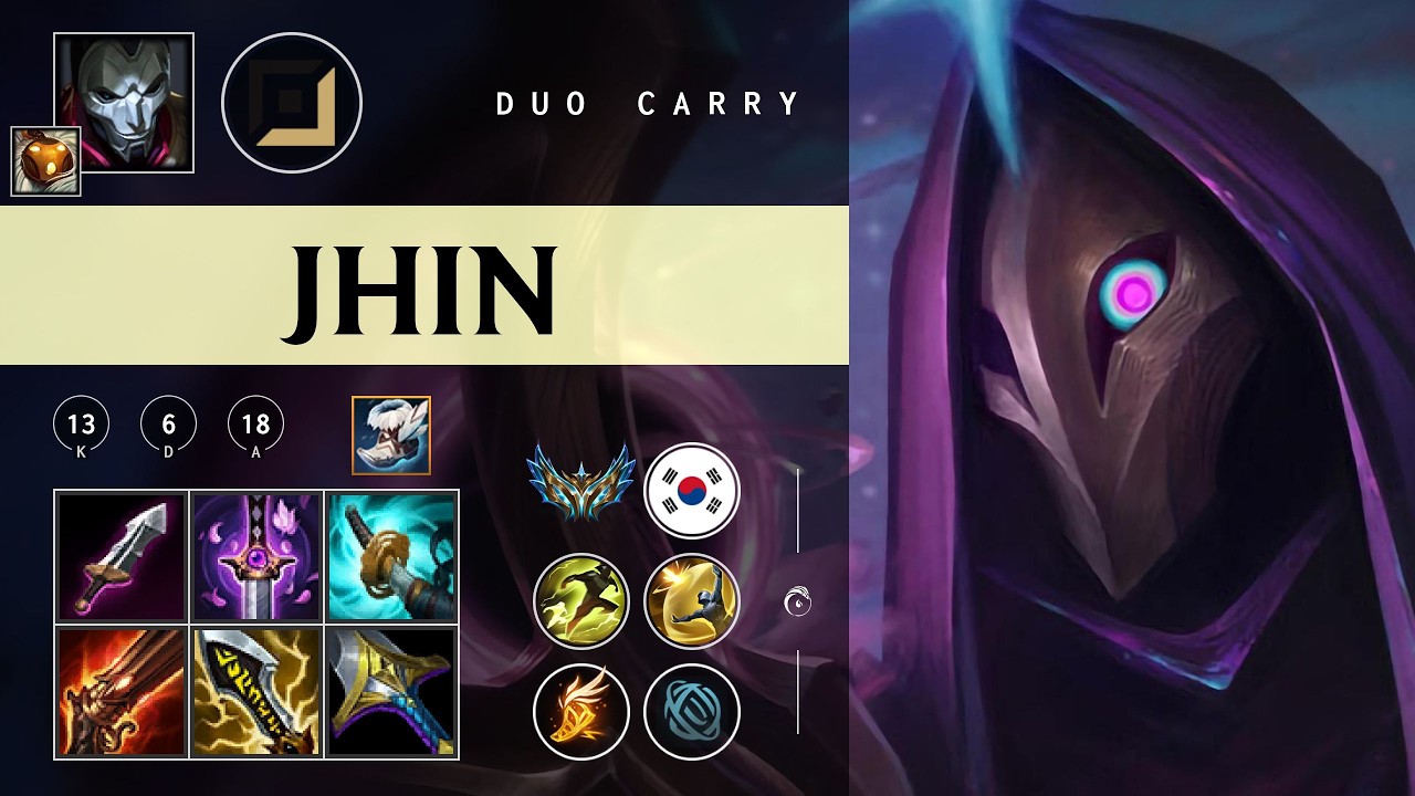 Jhin ADC vs Kai'Sa - KR Challenger Patch 26.05