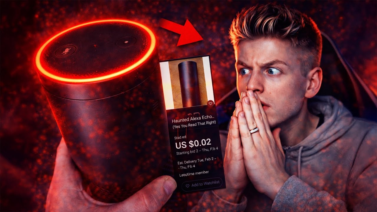 i bought a CURSED Alexa from Ebay.. (HORRIFYING)