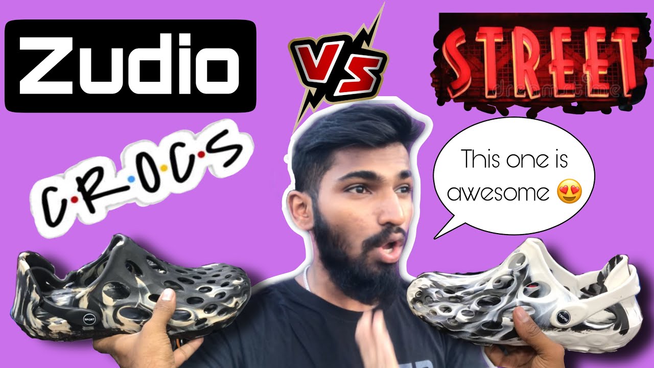 Which crocs are best?🤔 ||Zudio vs Street crocs || best price || vlog#37
