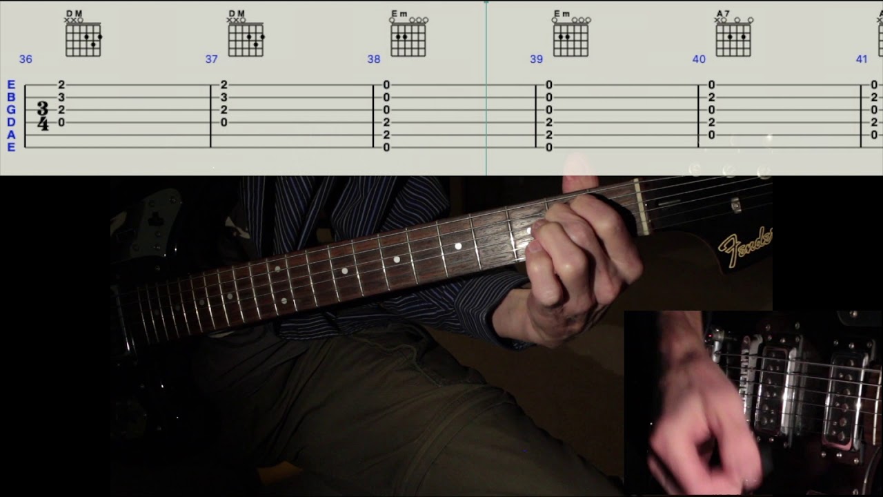 Marty Robbins - El Paso - Guitar Lesson With Tabs