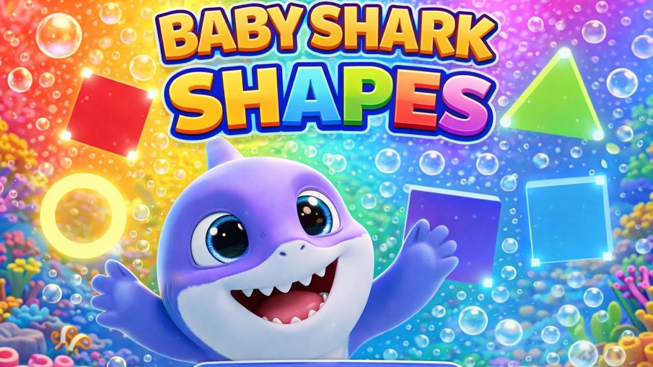 Baby Shark Learn Shapes 🔺🟢 | Shapes Song for Toddlers