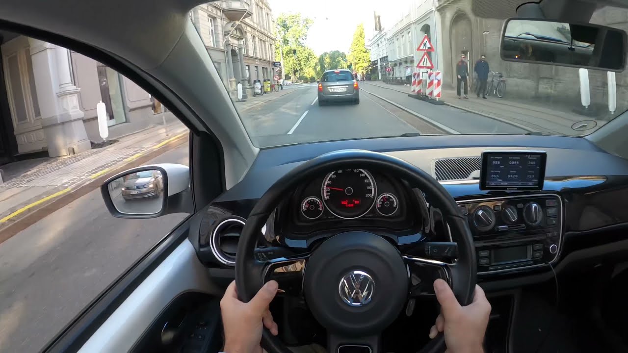Copenhagen driving Vw Up ASG 4K