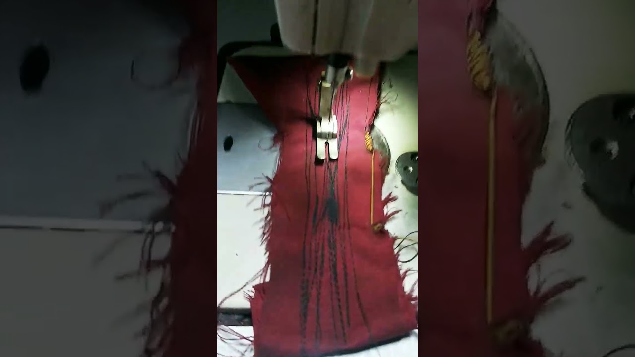 SERVIS MESIN JAHIT BESAR, TES HASIL JAHITANNYA