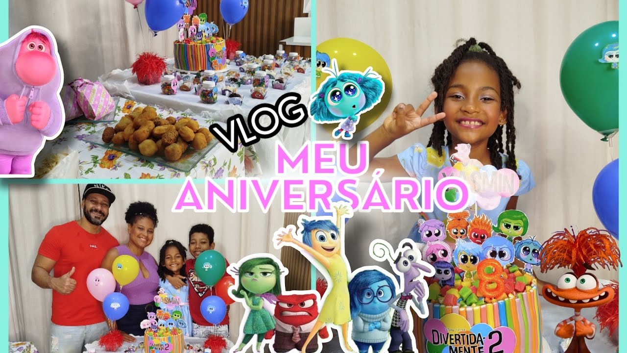 Aniversário da minha filha! Preparativos| Festa em casa| Tema Divertidamente 2