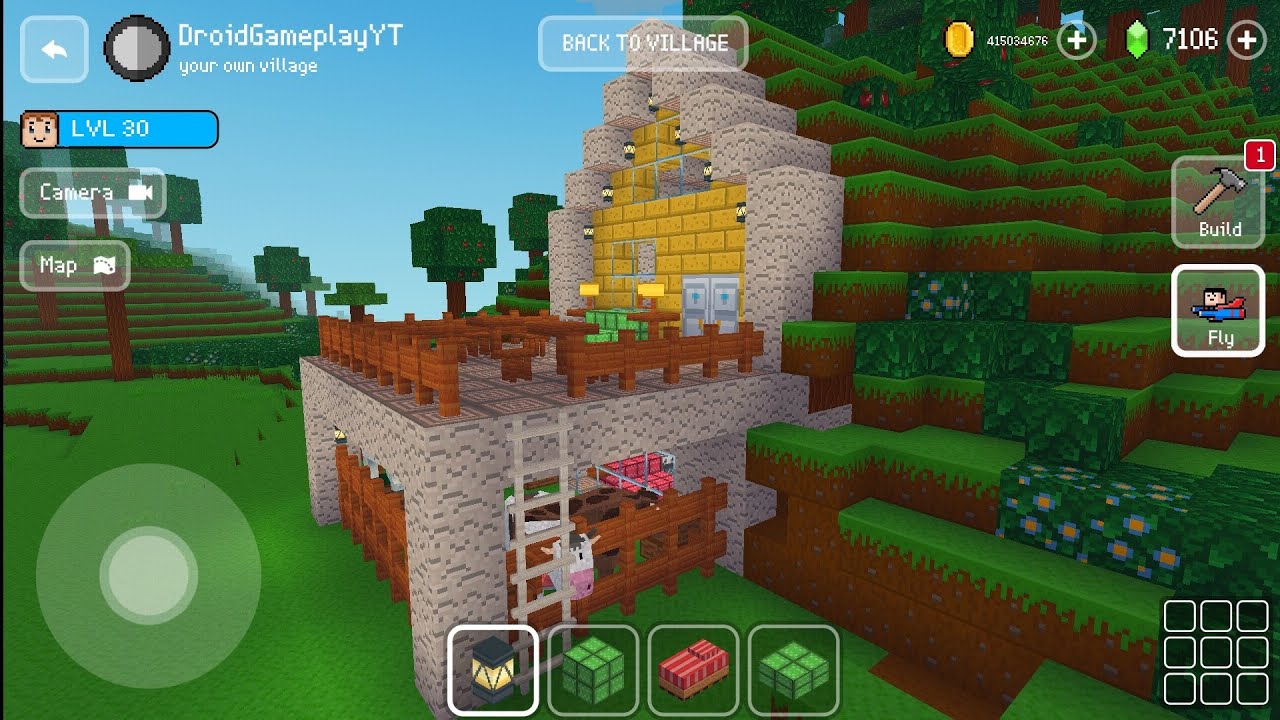 Mountain House - Block Craft 3d: Building Game