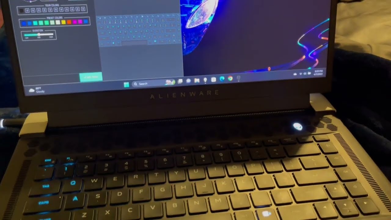 Alienware X15 R1 Effect Mode: Scanner (Knight Rider)