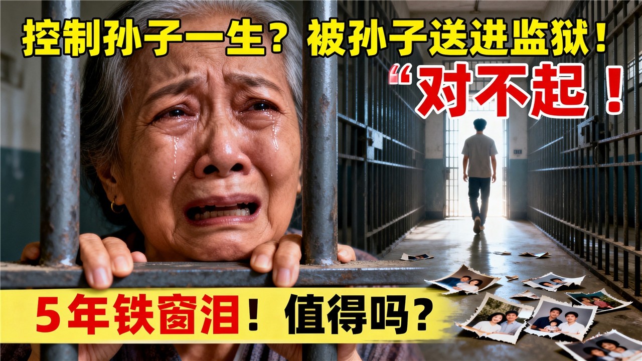 这才是最狠的报应！中国奶奶试图控制孙子一生，结果被孙子送进监狱断绝往来！5年铁窗泪换来一句迟到的“对不起”，值得吗？