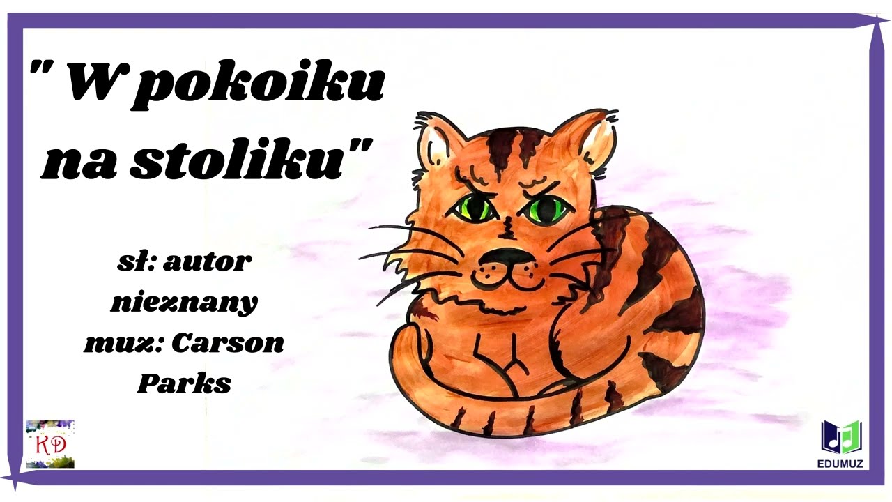 nr 6. W POKOIKU NA STOLIKU, . POECI DZIECIOM, animacje dla dzieci, animowane EDUMUZ