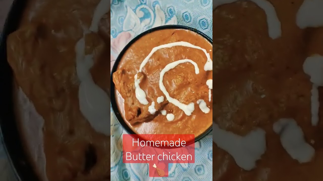 butter chicken @ChickenLegPiece @VeggiePaaji #shortsvideo #youtubeshorts