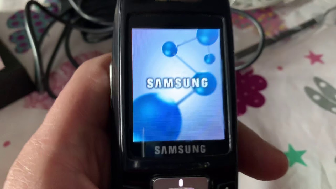 Déballage Samsung gprs SGH-D500 sortie de l’usine en novembre 2004