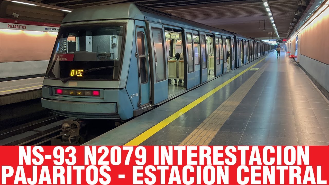 Metro De Santiago | NS-93 N2079 interestacion Pajaritos - Estaci&oacute;n Central