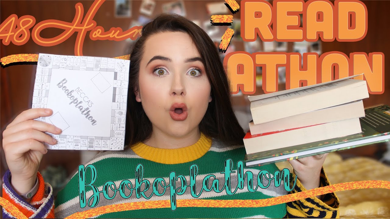 ONLY READING FOR 48 HOURS (READING VLOG) 📚trying to complete Bookoplathon in 48 hours!