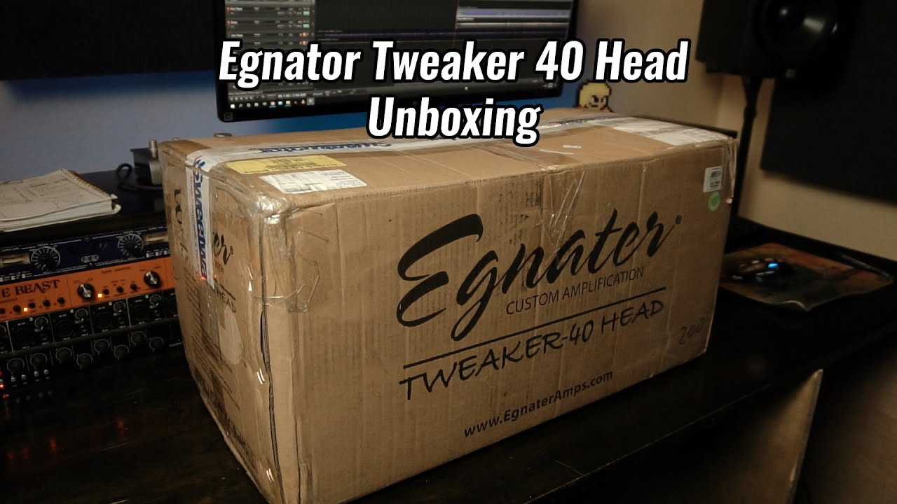 Egnator Tweaker 40 Amp Head Unboxing