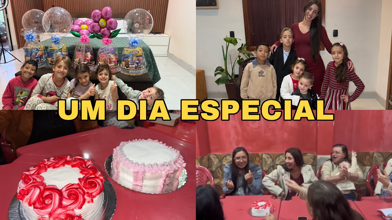 UM DIA CHEIO DE SURPRESAS! FUI SURPREENDIDA PELA MINNHA FAMÍLIA 