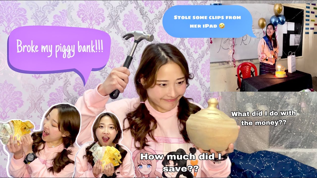 Broke my piggy bank after two years | Sonam’s birthday vlog| Life in Bhutan