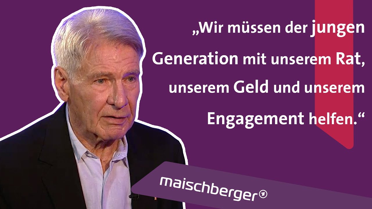 Hollywood-Legende Harrison Ford im Gespräch I maischberger